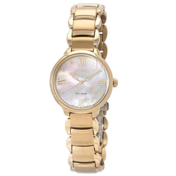 NWT Authentic Citizen L Series Eco-Drive Mother of Pearl Dial Women's Watch - Picture 1 of 3